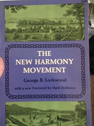 Book cover for The New Harmony movement, by Lockwood, George Browning