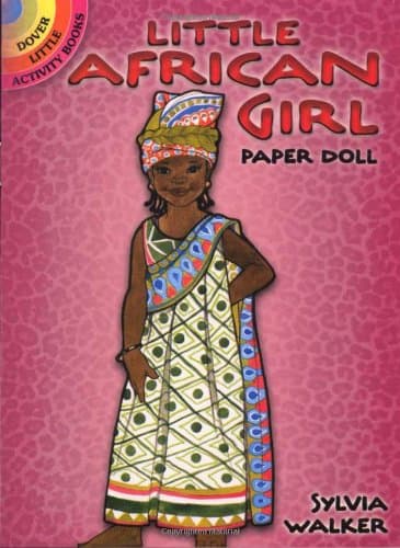 Book cover for Little African Girl Paper Doll (Dover Little Activity Books Paper Dolls) by Walker, Sylvia