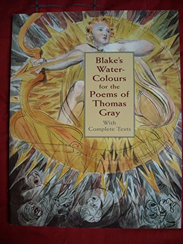 Book cover for Blake's Water-Colours for the Poems of Thomas Gray: With Complete Texts (Dover Fine Art, History of Art) by Blake, William