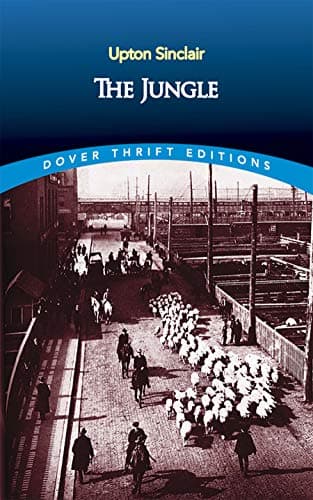 Book cover for The Jungle (Dover Thrift Editions: Classic Novels) by Upton Sinclair