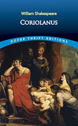 Book cover for Coriolanus (Dover Thrift Editions: Plays) by William Shakespeare