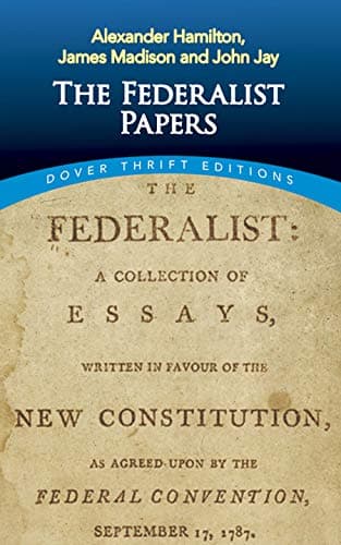 Book cover for The Federalist Papers (Dover Thrift Editions: American History) by Hamilton, Alexander
