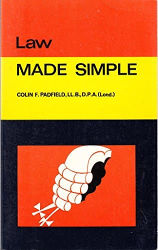 Book cover for Law: Made Simple by Colin F. Padfield