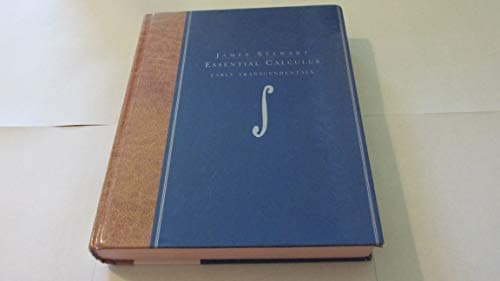 Book cover for Essential Calculus: Early Transcendentals (Stewart's Calculus Series) by Stewart, James