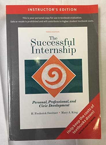 The Succesful Internship (Personal, Professional , and Civic Development)