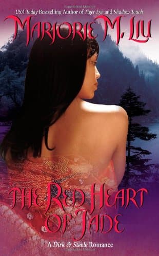 Book cover for The Red Heart of Jade (Dirk & Steele, Book 3) by Liu, Marjorie M.