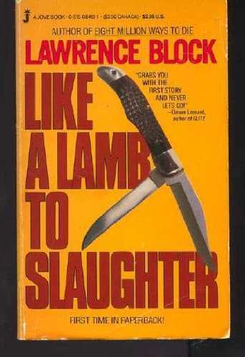 Book cover for Like a Lamb to Slaughter by Lawrence Block
