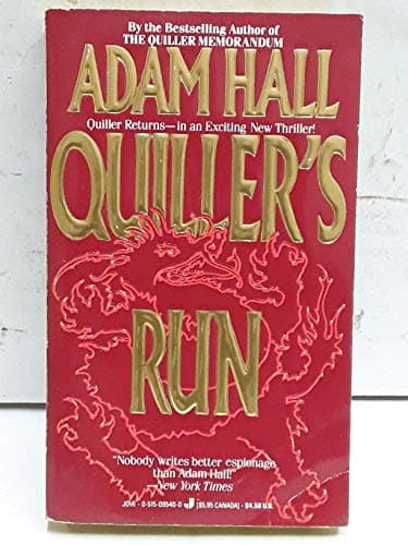 Book cover for Quiller's Run by Hall, Adam