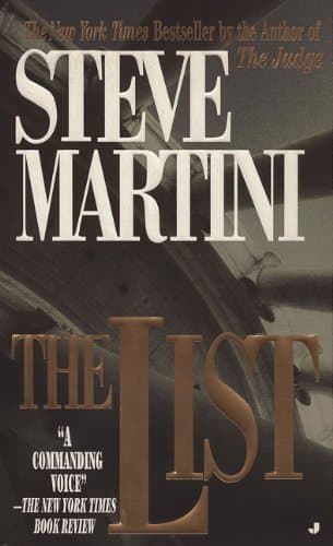 Book cover for The List by Martini, Steve