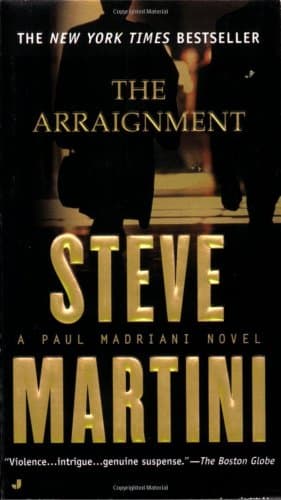 Book cover for The Arraignment by Martini, Steve