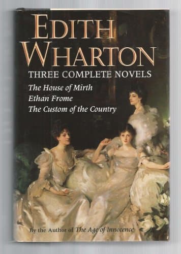 Book cover for Edith Wharton: Three Complete Novels by Wharton, Edith