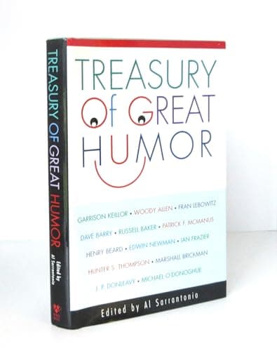 Book cover for Treasury of Great Humor by Sarrantonio, Al