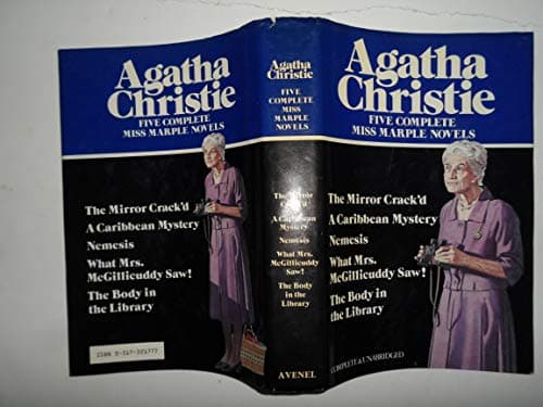 Book cover for Five Complete Miss Marple Novels by Agatha Christie