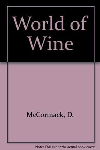 Book cover for World Of Wine by McCormack, David