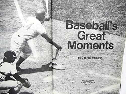 Book cover for Baseballs Great Moments by Rh Value Publishing