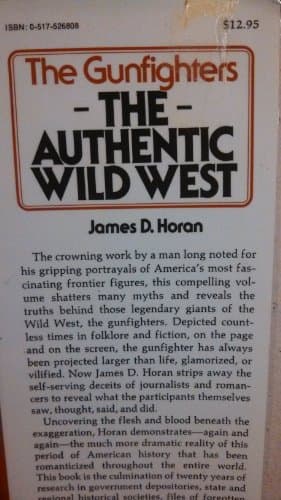 Book cover for The Authentic Wild West: The Gunfighters by Horan, James David
