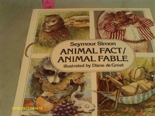 Book cover for Animal Fact/Animal Fable by Seymour Simon