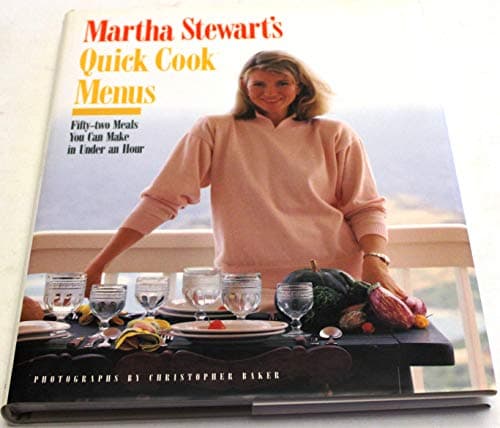 Book cover for Martha Stewart's Quick Cook Menus by Stewart, Martha