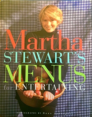 Book cover for Martha Stewart's Menus for Entertaining by Stewart, Martha