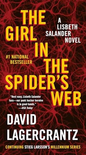 Book cover for The Girl in the Spider's Web: A Lisbeth Salander Novel (The Girl with the Dragon Tattoo Series) by Lagercrantz, David