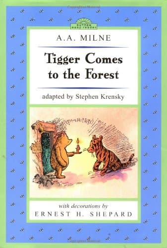 Book cover for Tigger Comes to the Forest (Dutton Easy Reader) by Krensky, Stephen