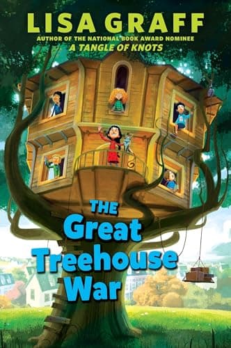 Book cover for The Great Treehouse War by Graff, Lisa