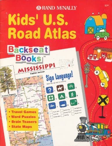 Book cover for Kids' U.S. Road Atlas by Rand McNally