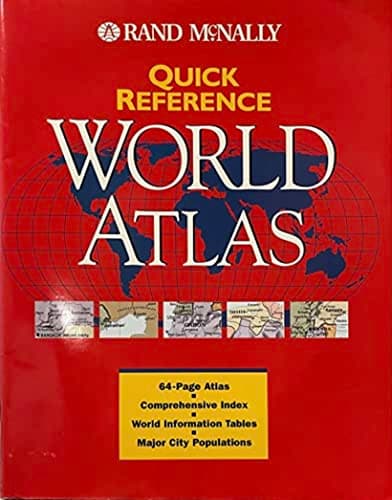Book cover for Rand McNally Quick Reference World Atlas by Rand McNally & Company