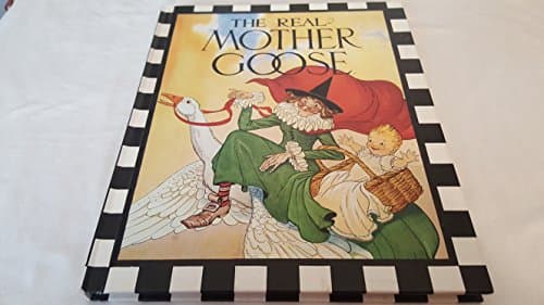 Book cover for The Real Mother Goose by Blanche Fisher Wright