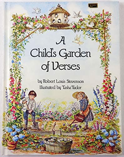 Book cover for A child's garden of verses by Robert Louis Stevenson