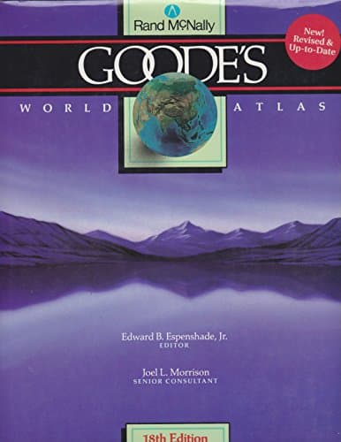 Book cover for Goode's world atlas by Edward Bowman Espenshade Jr.