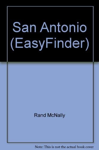 Book cover for Rand McNally San Antonio Easyfinder Map by Unknown