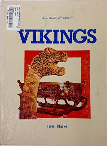 Book cover for Vikings (The Civilization library) by Clarke, Helen