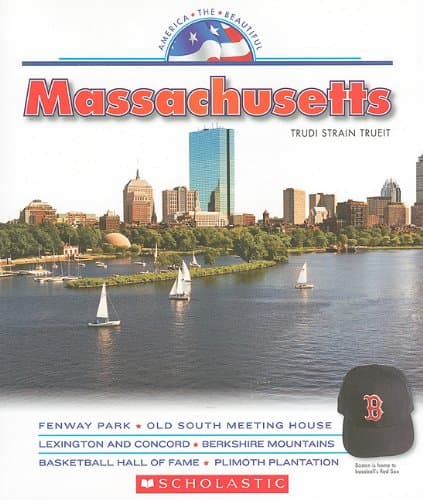 Book cover for Massachusetts (America the Beautiful. Third Series) by Trueit, Trudi Strain