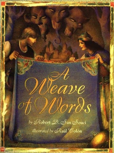 Book cover for A Weave Of Words by San Souci, Robert D.