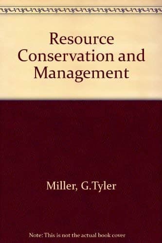 Book cover for Resource Conservation and Management by Miller, G. Tyler