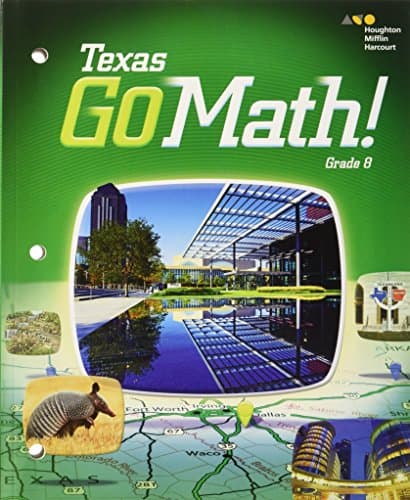 Book cover for Student Interactive Worktext Grade 8 2015 (Go Math) by Hart Mcdougal