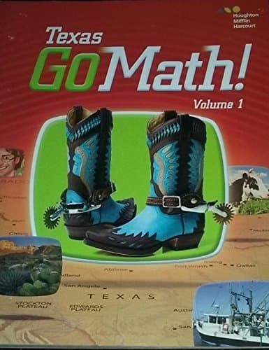 Book cover for Go Math! Texas Grade 2: 1 (Houghton Mifflin Harcourt Go Math!) by Houghton Mifflin Harcourt