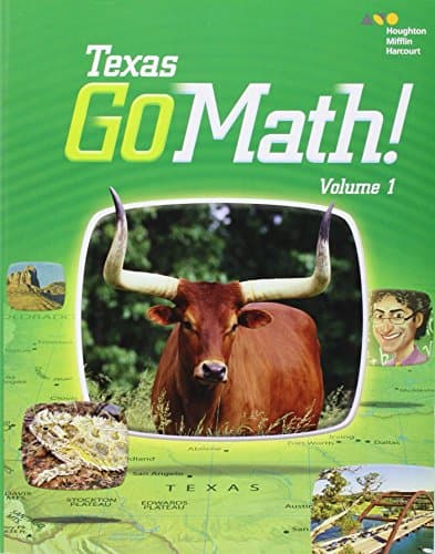 Book cover for Go Math! Texas Grade 1 (1) (Houghton Mifflin Harcourt Go Math!) by Houghton Mifflin Harcourt