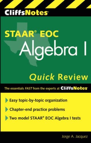 Book cover for CliffsNotes STAAR EOC Algebra I Quick Review by Jacquez, Jorge A.