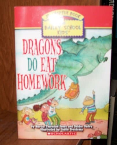 Book cover for Dragons Do Eat Homework by Marcia Thornton Jones, Debbie Dadey