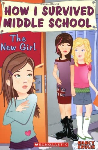 Book cover for How I Survived Middle School #4: The New Girl by Krulik, Nancy E.