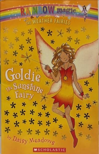 Book cover for Goldie the Sunshine Fairy, Rainbow Magic, The Weather Fairies by Meadows, Daisy