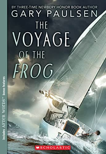 Book cover for The Voyage Of The Frog (Apple signature) by Paulsen, Gary