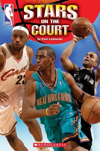 Book cover for NBA Reader: Stars On the Court by Ladewski, Paul