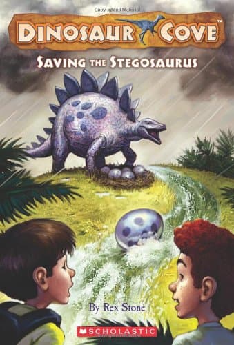 Book cover for Saving the Stegosaurus (Dinosaur Cove) by Rex Stone