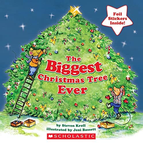 Book cover for The Biggest Christmas Tree Ever by Kroll, Steven