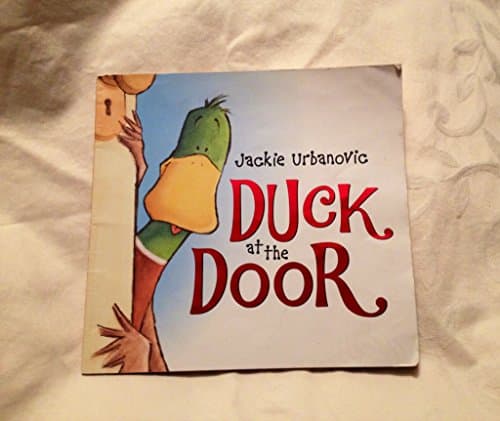 Book cover for Max the Duck: Duck at the Door by jackie-urbanovic