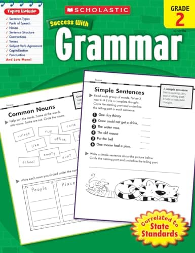 Scholastic Success With Grammar, Grade 2