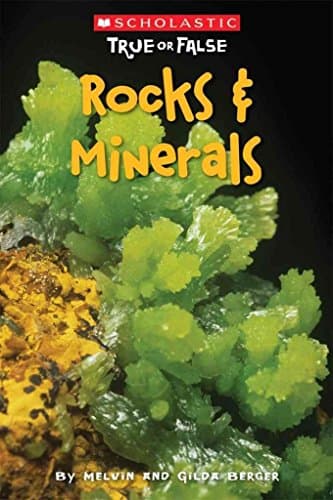 Book cover for Scholastic True or False: Rocks & Minerals by Berger, Melvin
